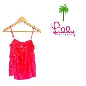 NWT Lilly Pulitzer Mays Top Tank Coral Reef